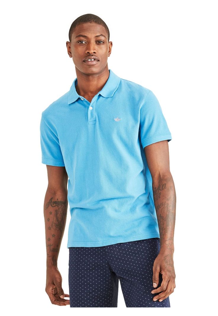 Polera Hombre Polo Icon Standard Fit Cendre Blue A1159-0020-0