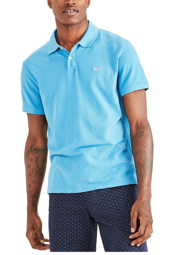 Polera Hombre Polo Icon Standard Fit Cendre Blue A1159-0020-1