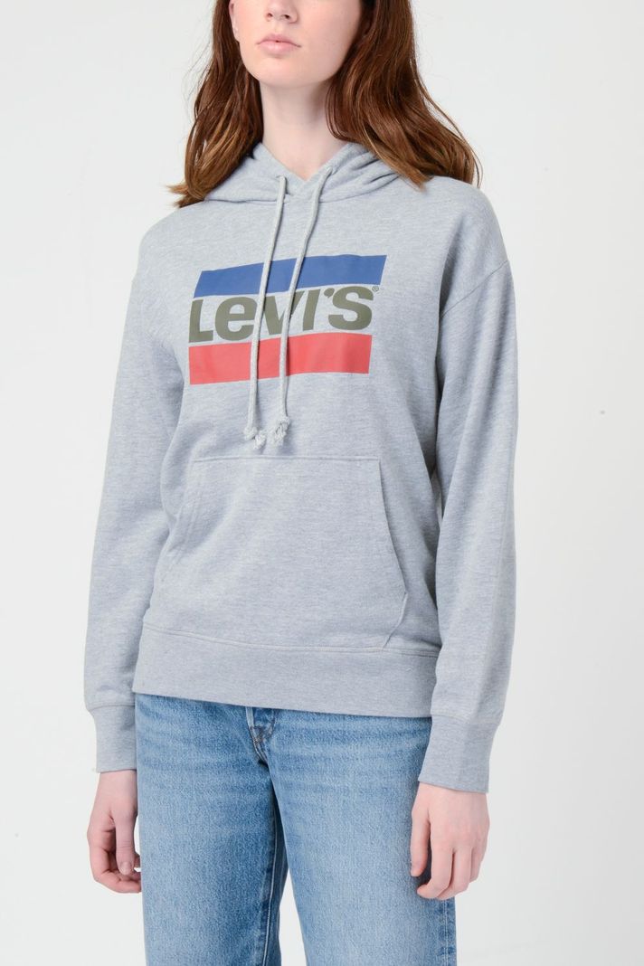 Polerón Mujer con Capucha Gris Levis 18487-0088-0