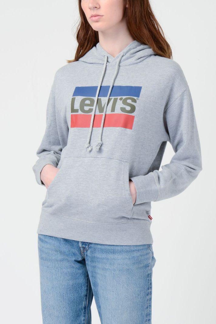 Polerón Mujer con Capucha Gris Levis 18487-0088-3