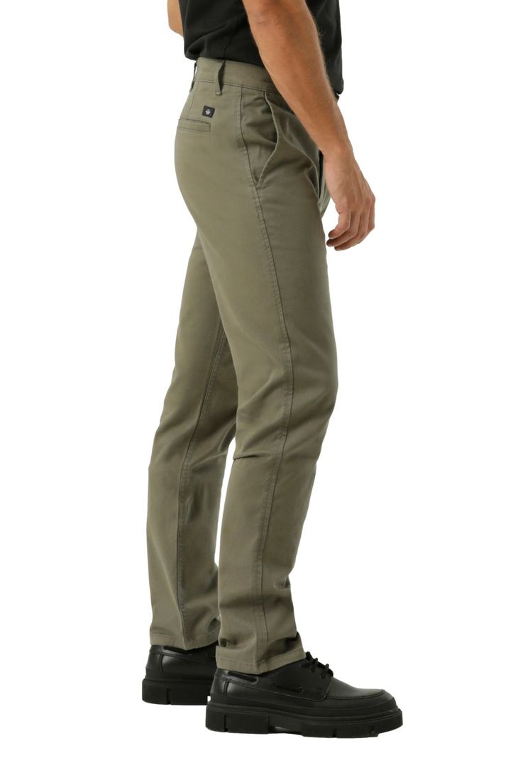 Pantalón Hombre Casual Chino Slim Straight Fit Verde A2784-0092-1
