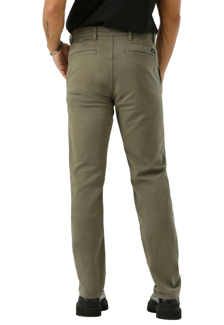 Pantalón Hombre Casual Chino Slim Straight Fit Verde A2784-0092-2