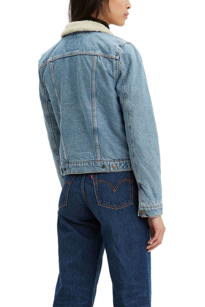 Chaqueta Mujer Regular Fit Sherpa Azul Levis 36136-0000-1