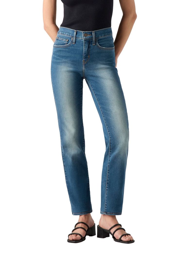 Jeans Mujer 314 Shaping Straight Azul Levis 19631-0271-0