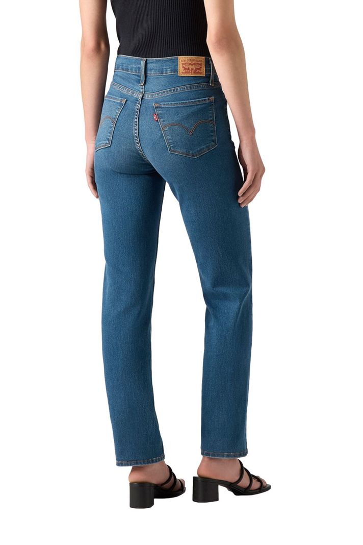 Jeans Mujer 314 Shaping Straight Azul Levis 19631-0271-2