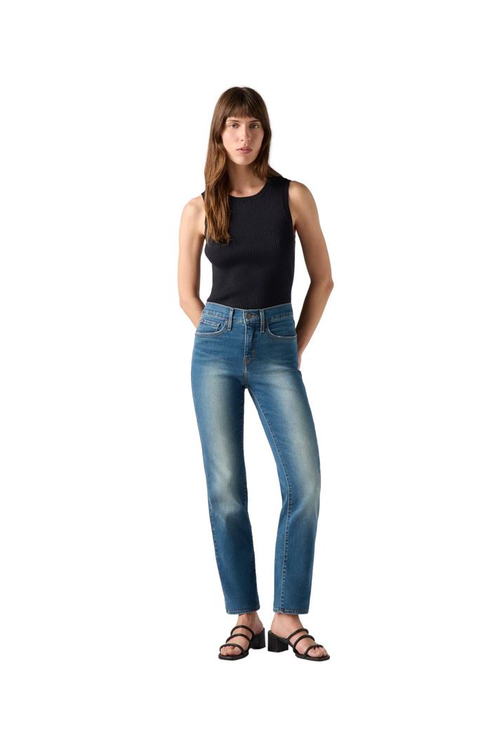 Jeans Mujer 314 Shaping Straight Azul Levis 19631-0271-3