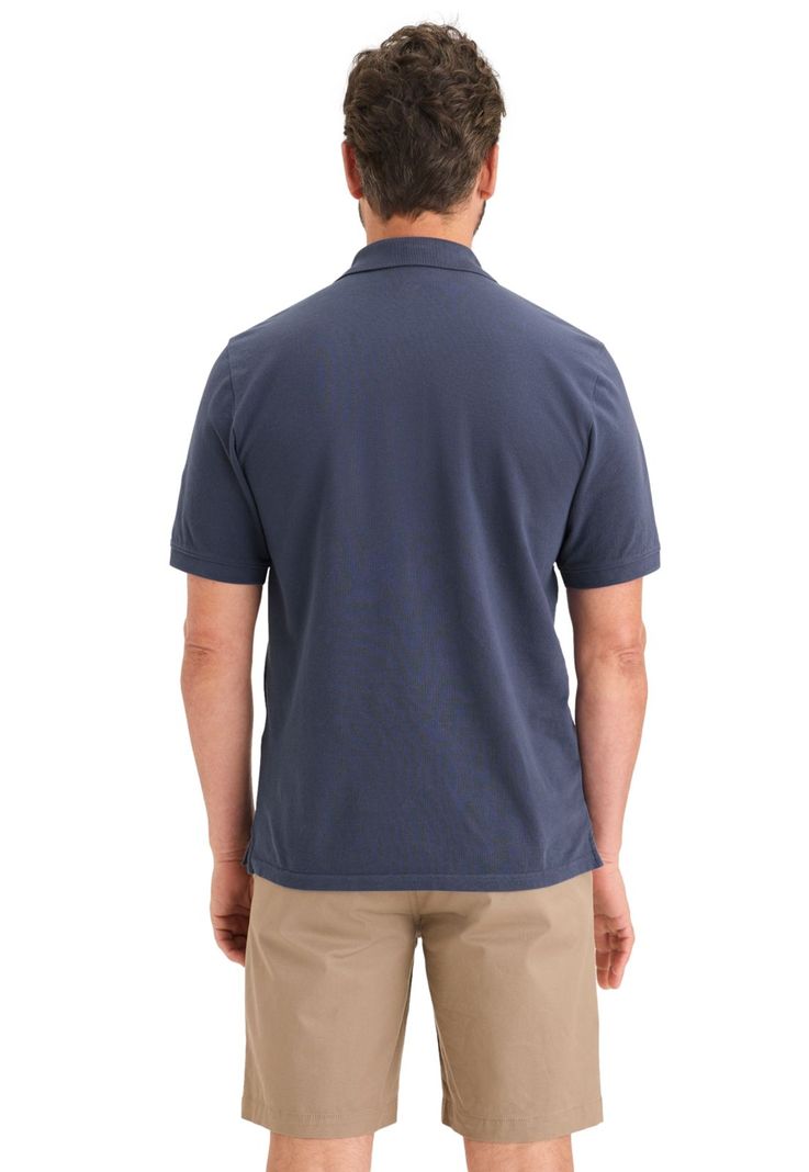 Polera Hombre Polo Pique Slim Fit Azul A1159-0115-2