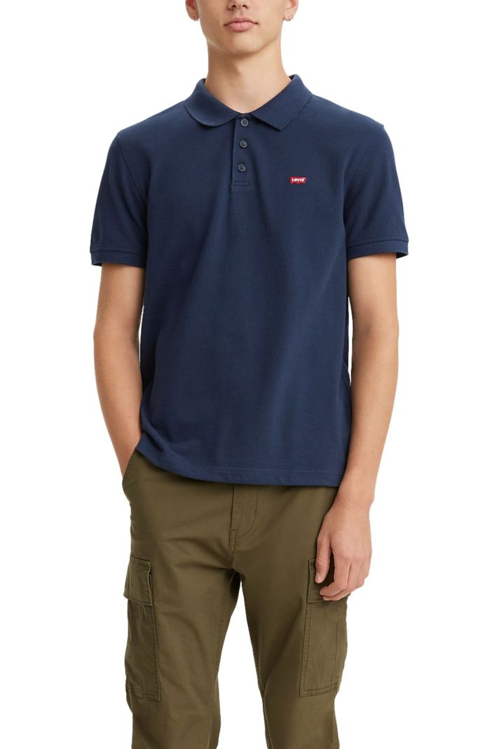 Polera Hombre Regular Fit Lisa Logo Azul Levis 35883-0005-0