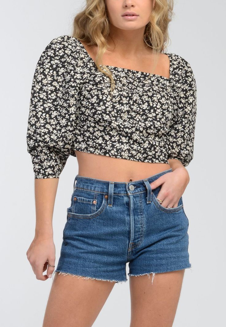 Blusa Mujer Estampada Café Levis A3378-0000-0