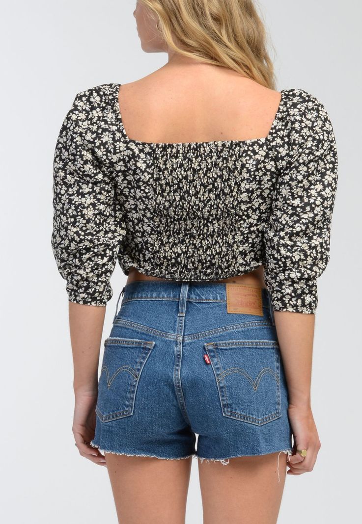 Blusa Mujer Estampada Café Levis A3378-0000-1