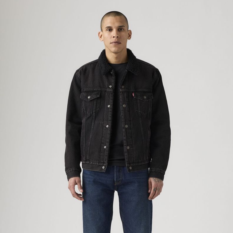 Chaqueta Hombre Type 3 Sherpa Trucker Negro Levis 16365-0291