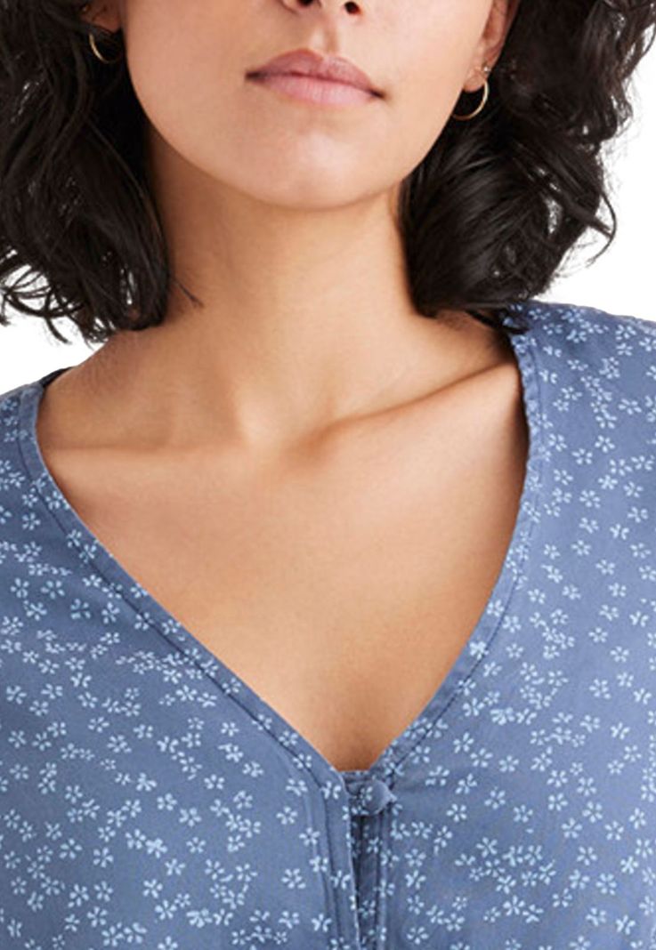 Blusa Mujer Tie Back Regular Fit Azul A8850-0000-1