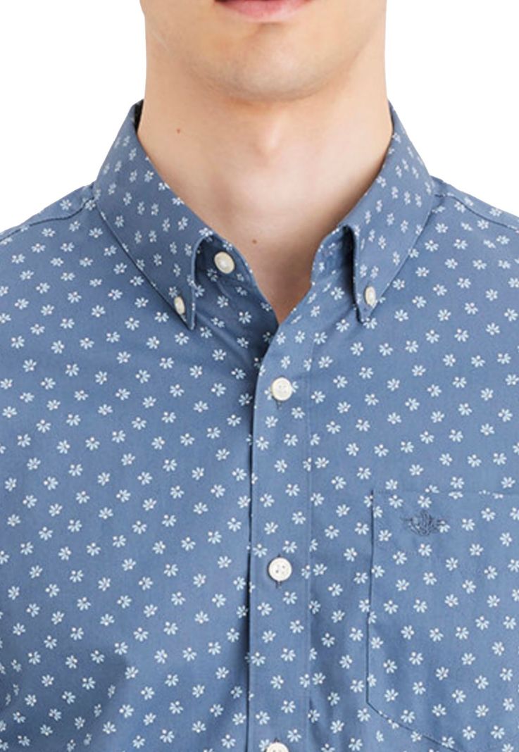 Camisa Hombre Sig Stain Defender Classic Fit Bluefin A4252-0053-1