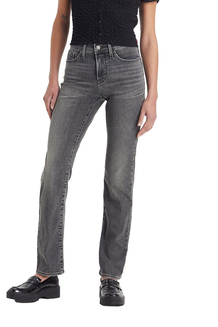 Jeans Mujer 314 Shaping Straight Gris Levis 19631-0187-0