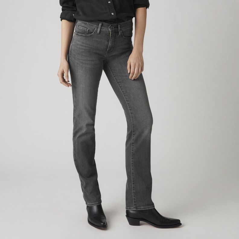 Jeans Mujer 314 Shaping Straight Gris Levis 19631-0187 30 Largo 30