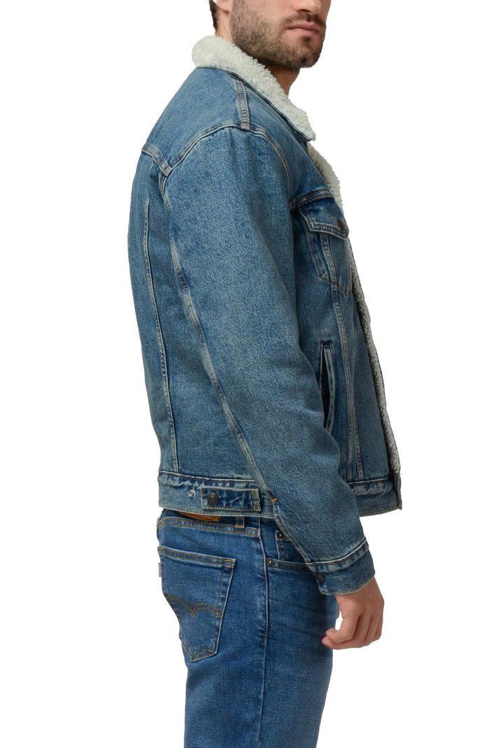 Chaqueta Hombre Sherpa Trucker Azul Levis 16365-0128-1
