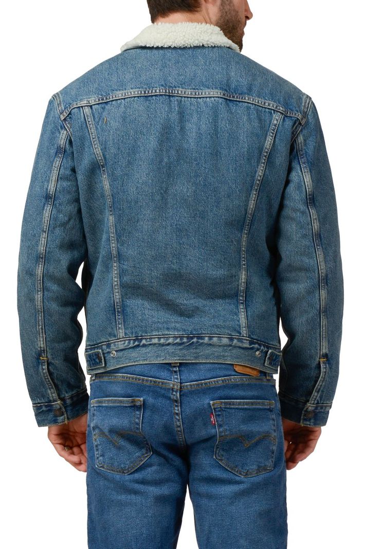 Chaqueta Hombre Sherpa Trucker Azul Levis 16365-0128-2