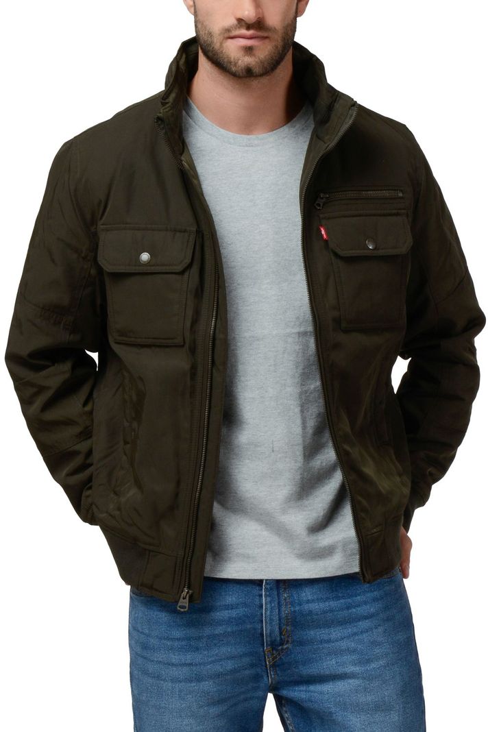 Chaqueta Hombre Polytwill Bomber Verde Levis 59491-0474-0