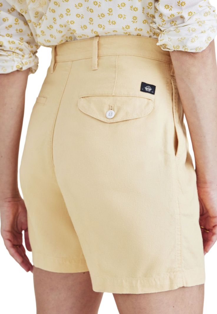 Short Mujer Original Khaki Pleated Amarillo A1764-0010-3