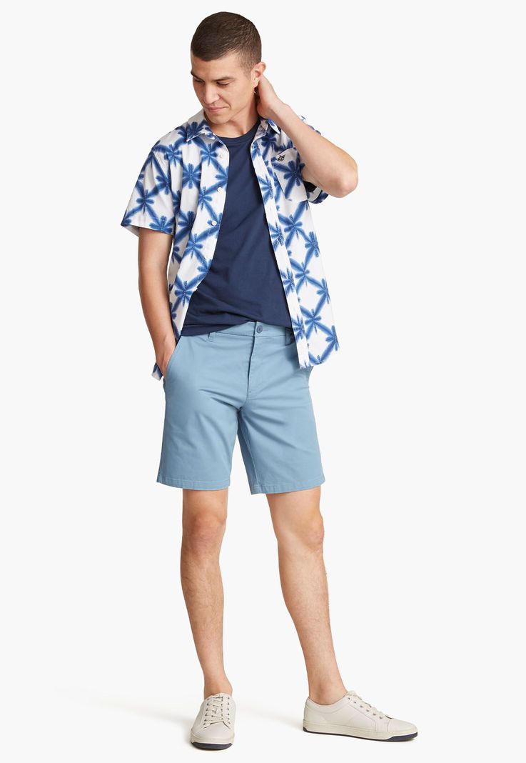 Short Ultimate Solid Straight Fit Azul Claro 85868-0065-3
