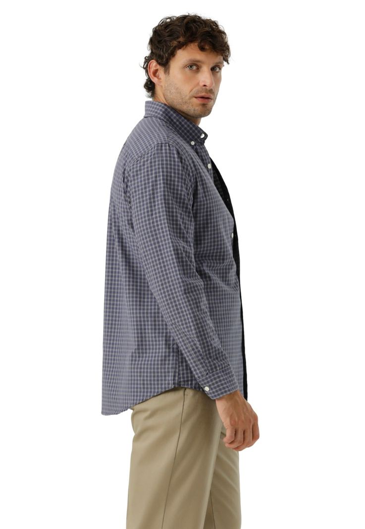 Camisa Hombre Woven Refine Classic Fit Azul Cuadros 52798-1225-1