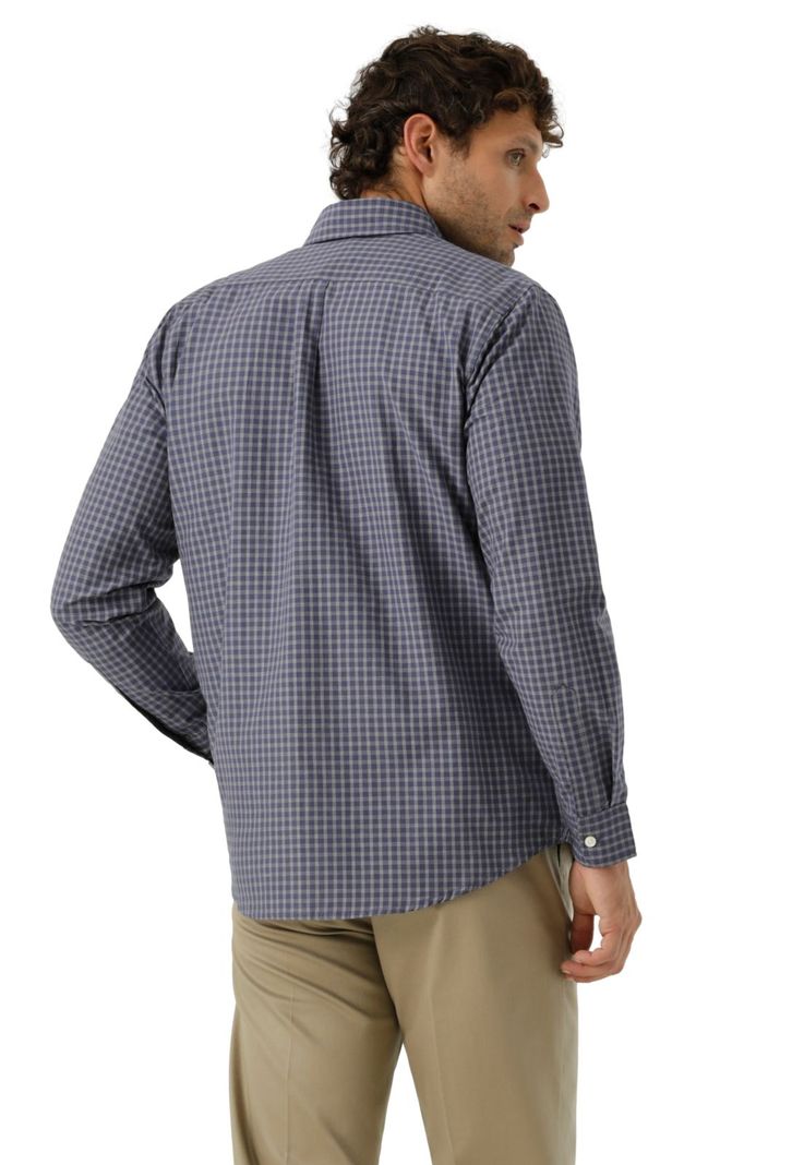 Camisa Hombre Woven Refine Classic Fit Azul Cuadros 52798-1225-2