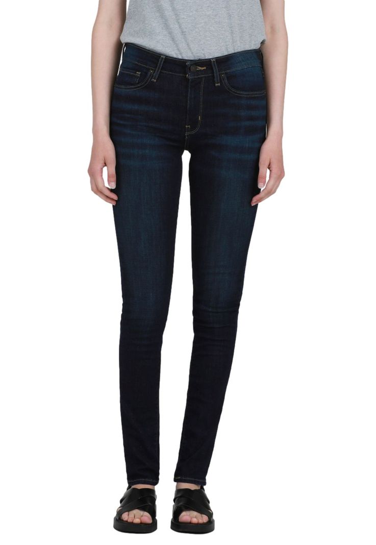 Jeans Mujer 711 Skinny Azul Oscuro Levis 18881-0690-0