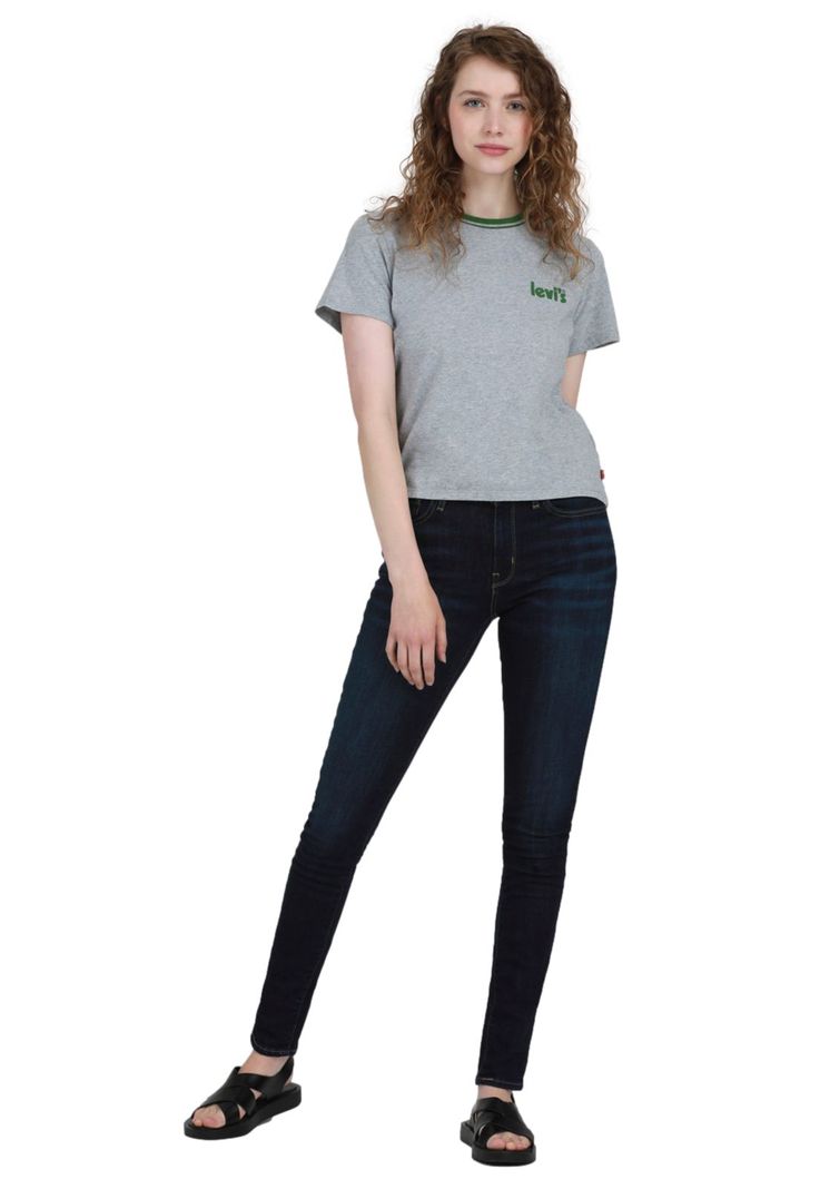 Jeans Mujer 711 Skinny Azul Oscuro Levis 18881-0690-3