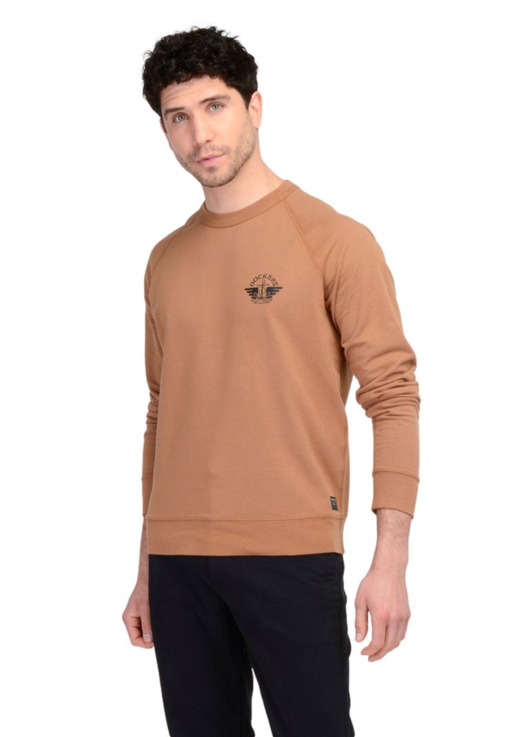 Polerón Hombre Original Crewneck Regular Fit Café A1104-0026-0