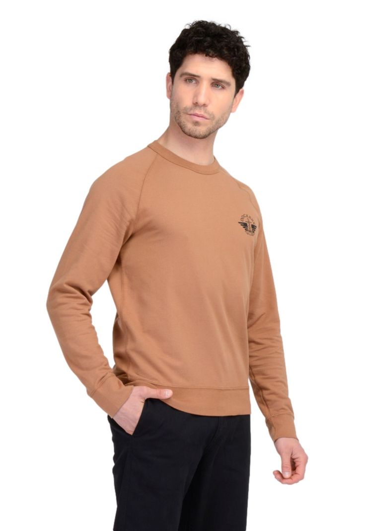Polerón Hombre Original Crewneck Regular Fit Café A1104-0026-1