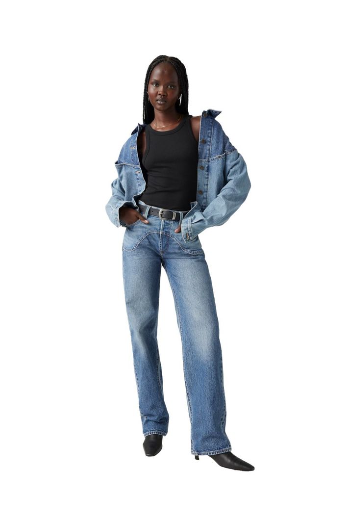 Jeans Mujer 501 '90s Western Celeste Levis 001V3-0001-3