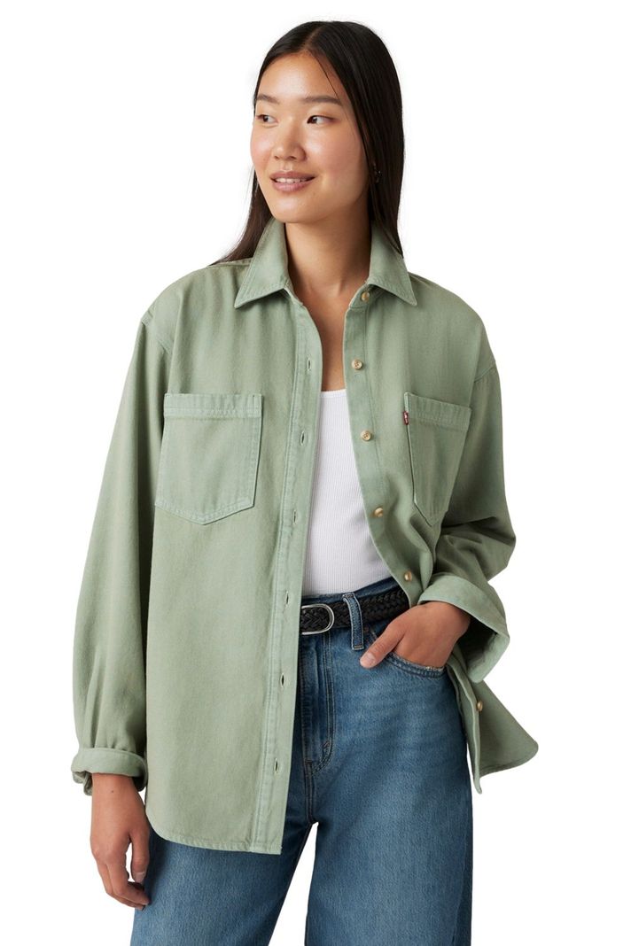 Camisa Mujer Iris Non Denim Shirt Verde Levis 001SS-0000-2