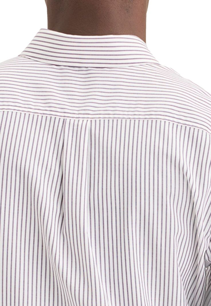 Camisa Hombre Stain Defender Classic Fit Azul Rayas-3