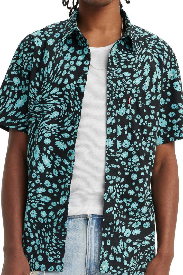 Camisa Hombre Manga Corta Multicolor Levis 86627-0202-1