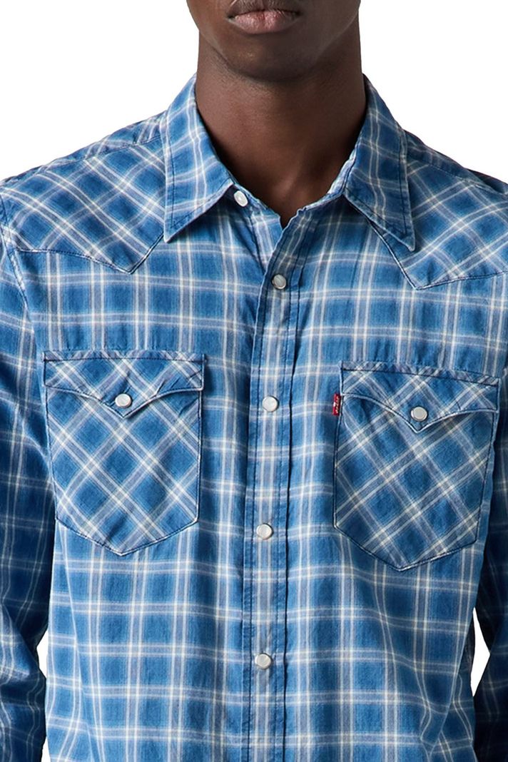Camisa Hombre Classic Western Straight Azul Levis 85745-0198-2