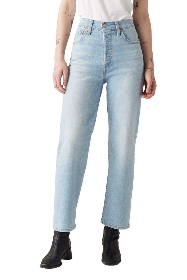Jeans Mujer Ribcage Straight Ankle Celeste Levis 72693-0222-0