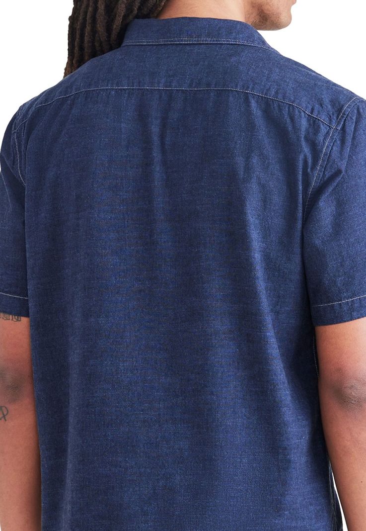 Camisa Hombre Casual Regular Fit Azul-3
