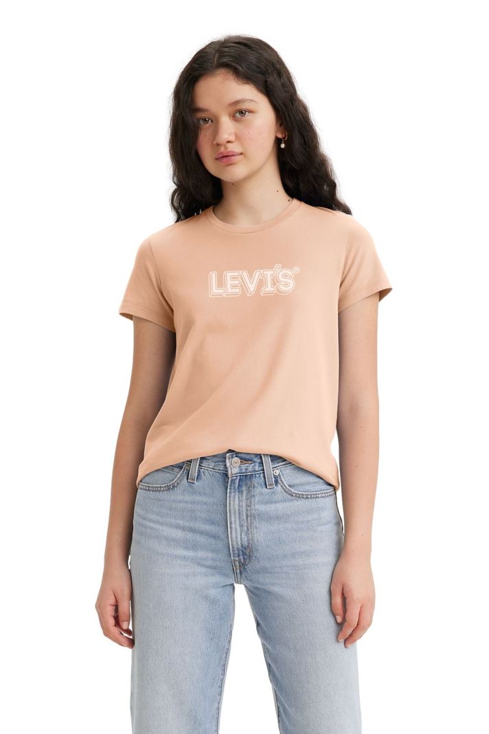 Polera Mujer Regular Fit Lisa Logo Rosado Levis 17369-2519-0