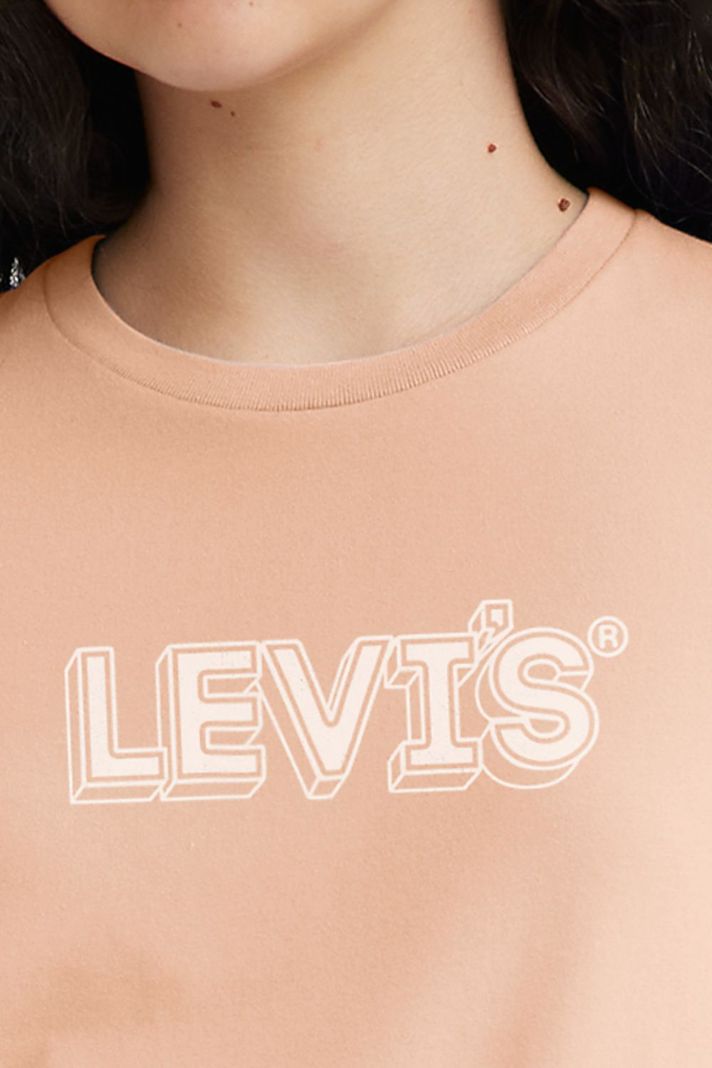 Polera Mujer Regular Fit Lisa Logo Rosado Levis 17369-2519-2