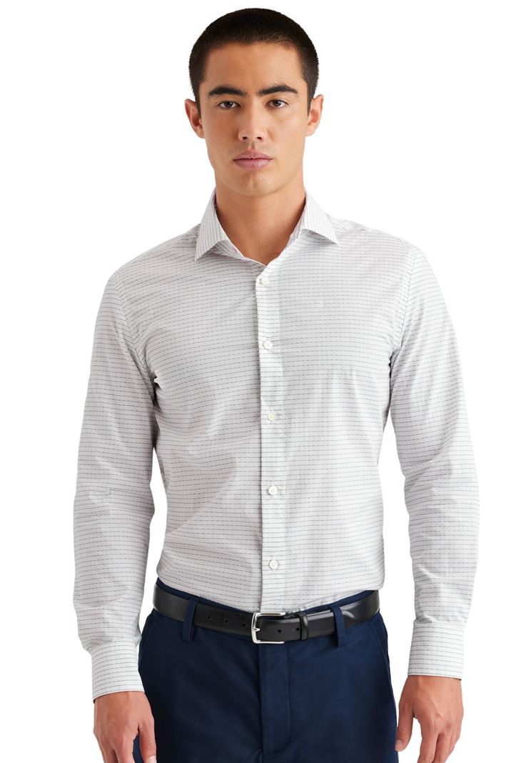 Camisa Hombre Crafted Slim Fit Blanco A4285-0012-0