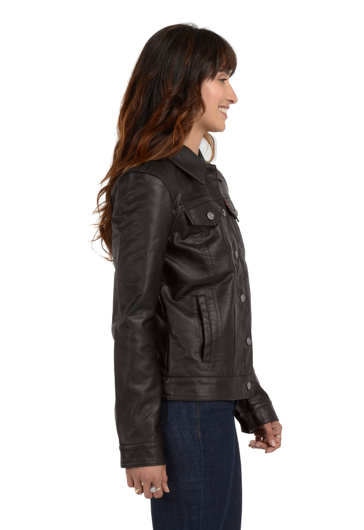 Chaqueta Mujer Trucker Café Levis 59544-0208-1