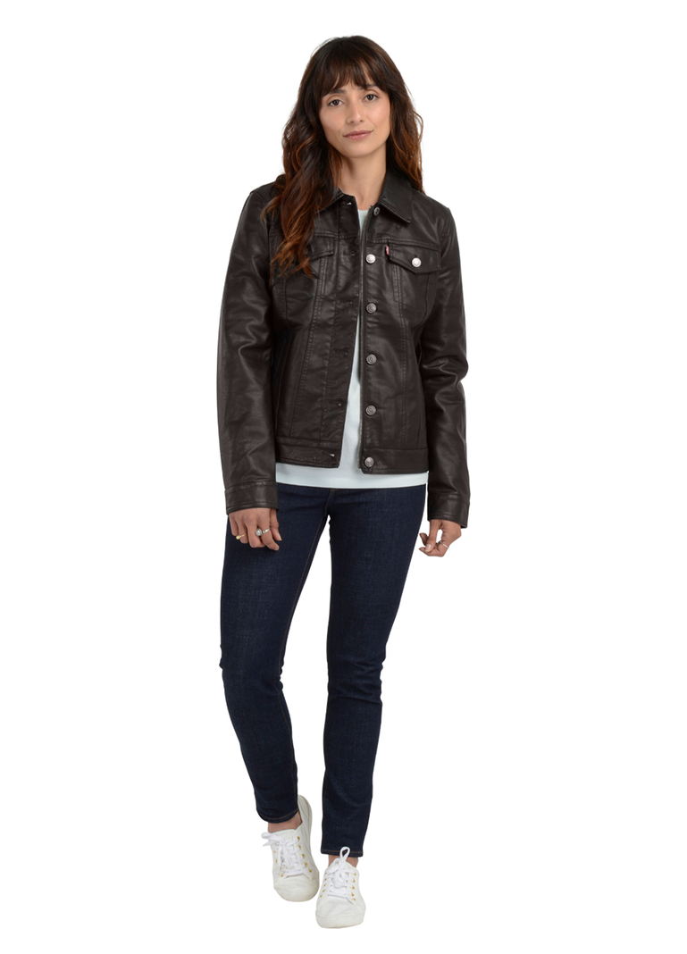 Chaqueta Mujer Trucker Café Levis 59544-0208-3