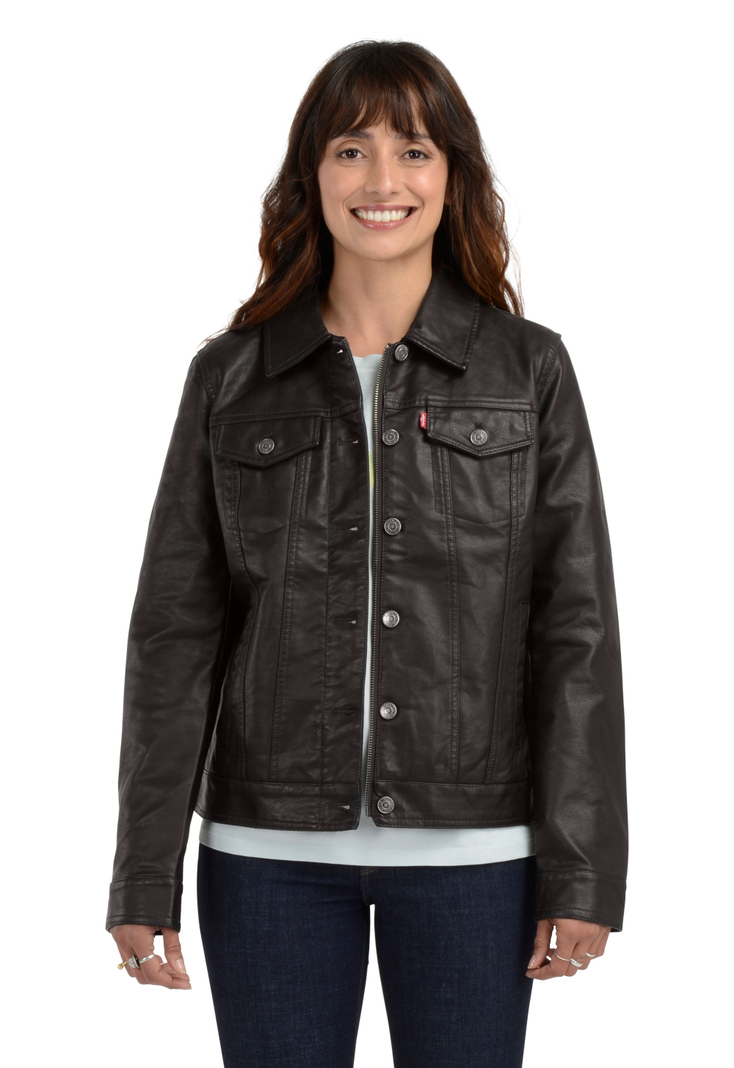 Chaqueta Mujer Trucker Café Levis 59544-0208-0