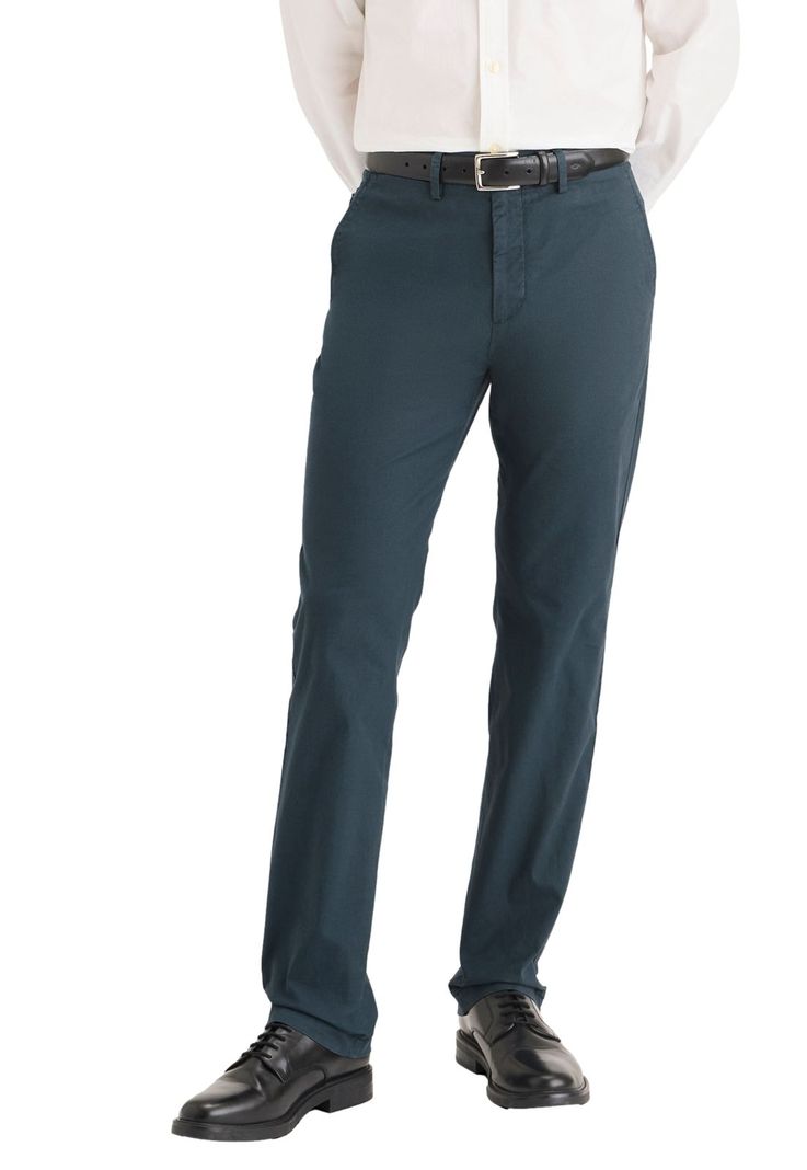 Pantalón Hombre Crafted Khaki Slim Fit Azul-0