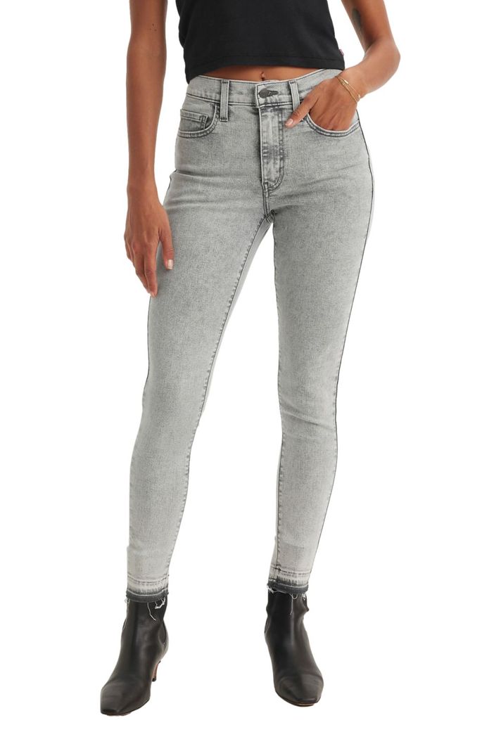 Jeans Mujer 720 High Rise Super Skinny Gris Levis 52797-0391-0