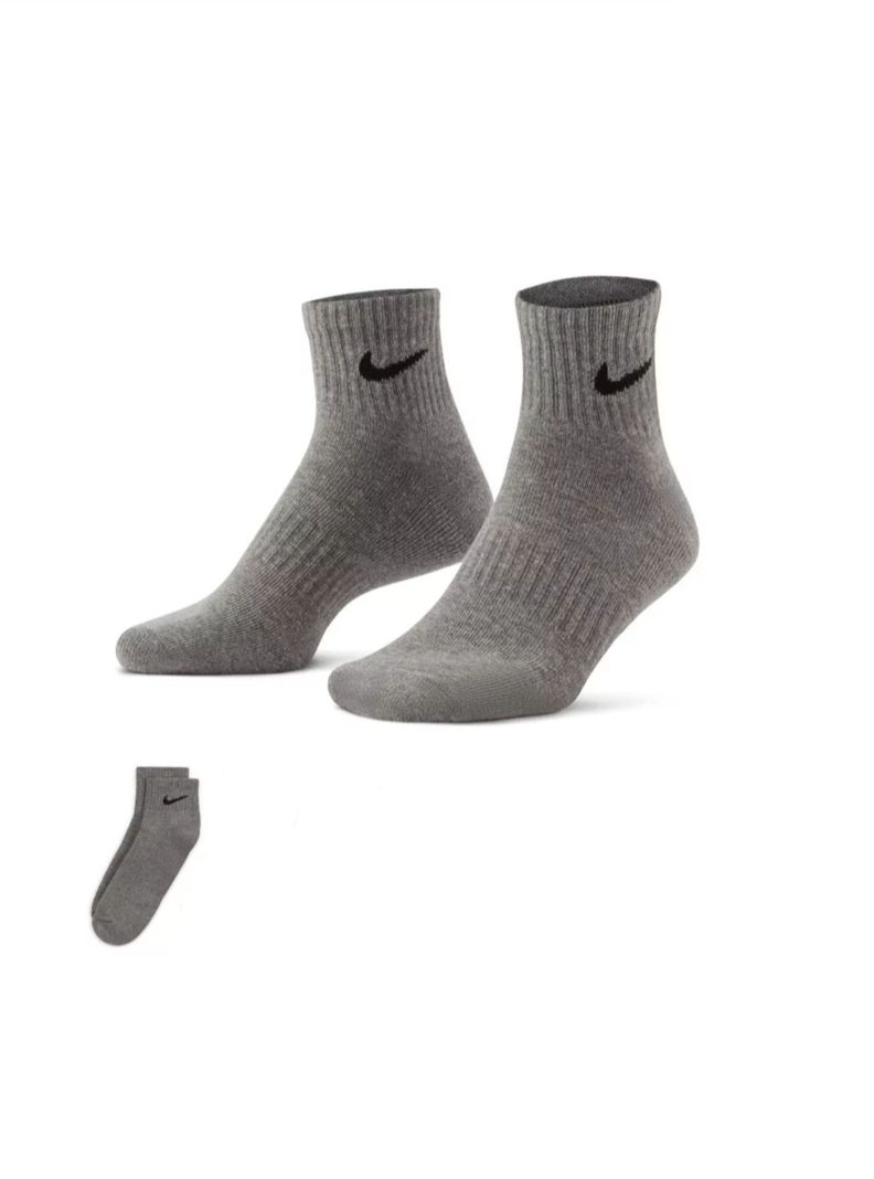 Calcetines x3 Nike Everyday Cushioned Color Gris-1