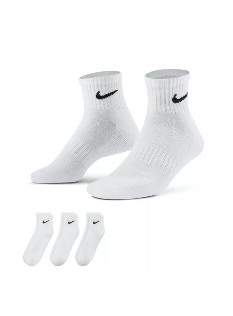 Calcetines Pack x3 Nike Everyday Cushioned Training  Blanco.-0