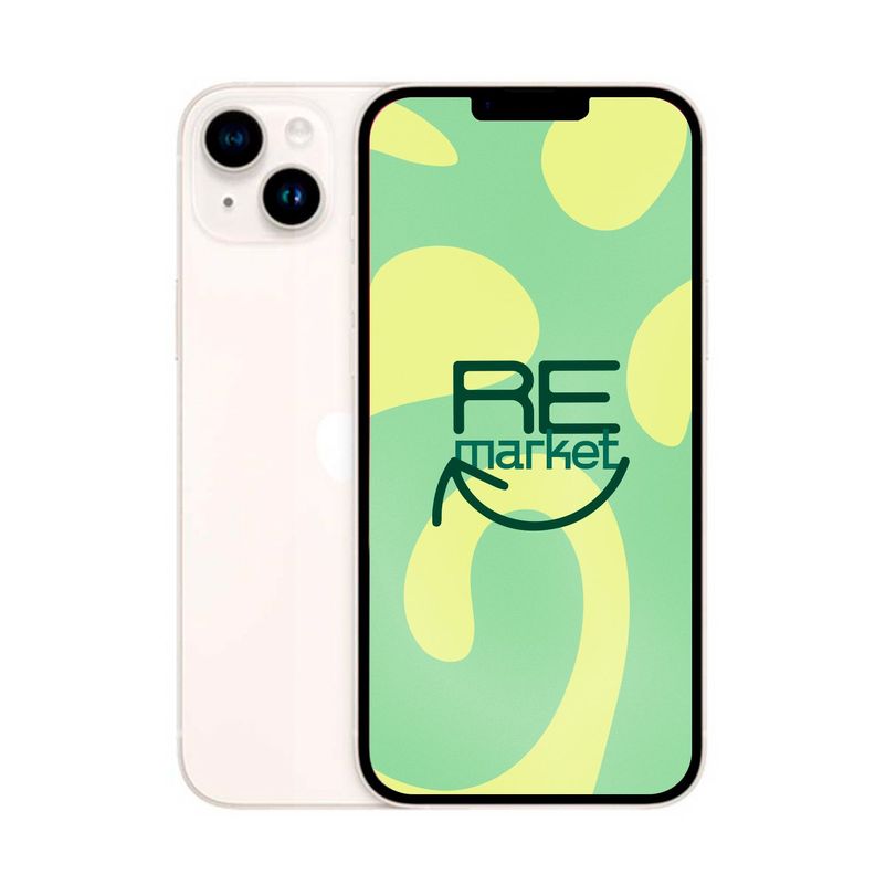 Celular Iphone 14 128 Gb  Blanco - Reacondicionado-0