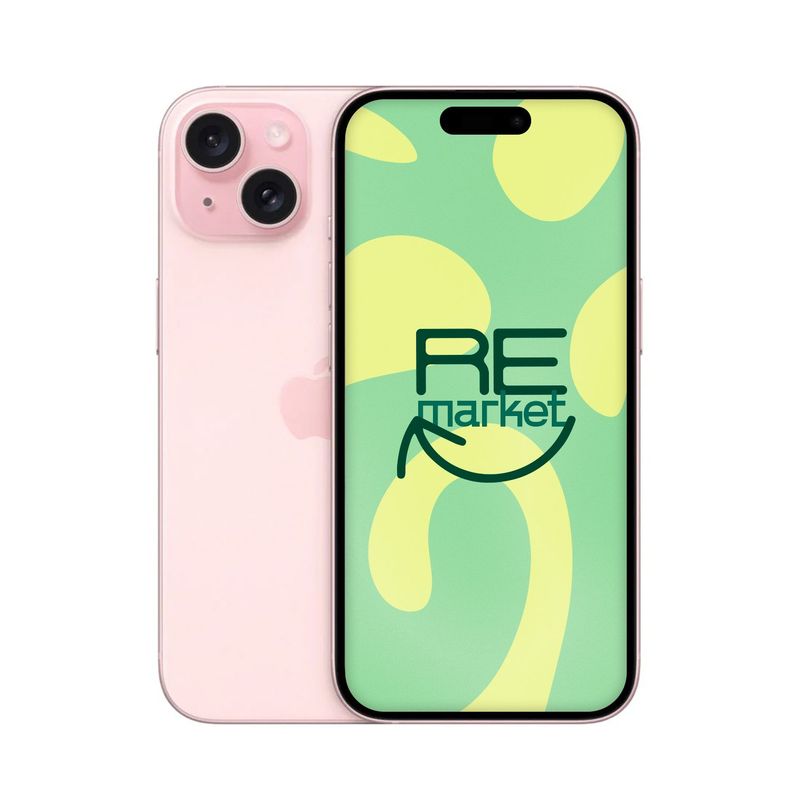 Celular Iphone 15 128 Gb Rosado - Reacondicionado-0