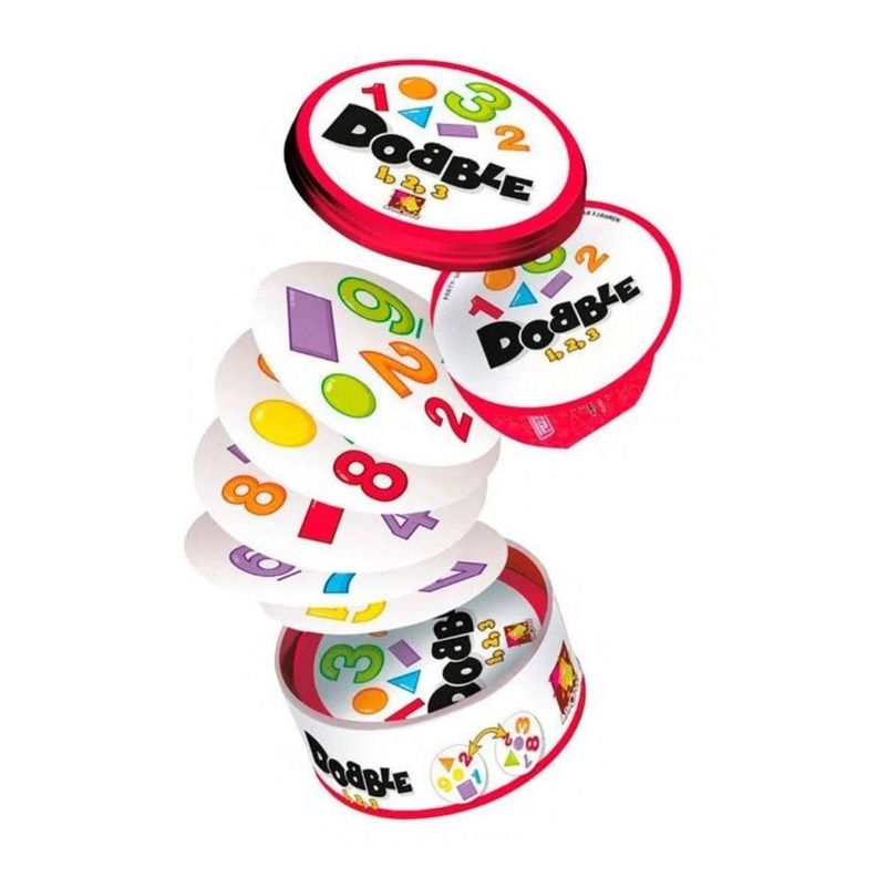 Juego de Mesa  Dobble Formas y Números-1